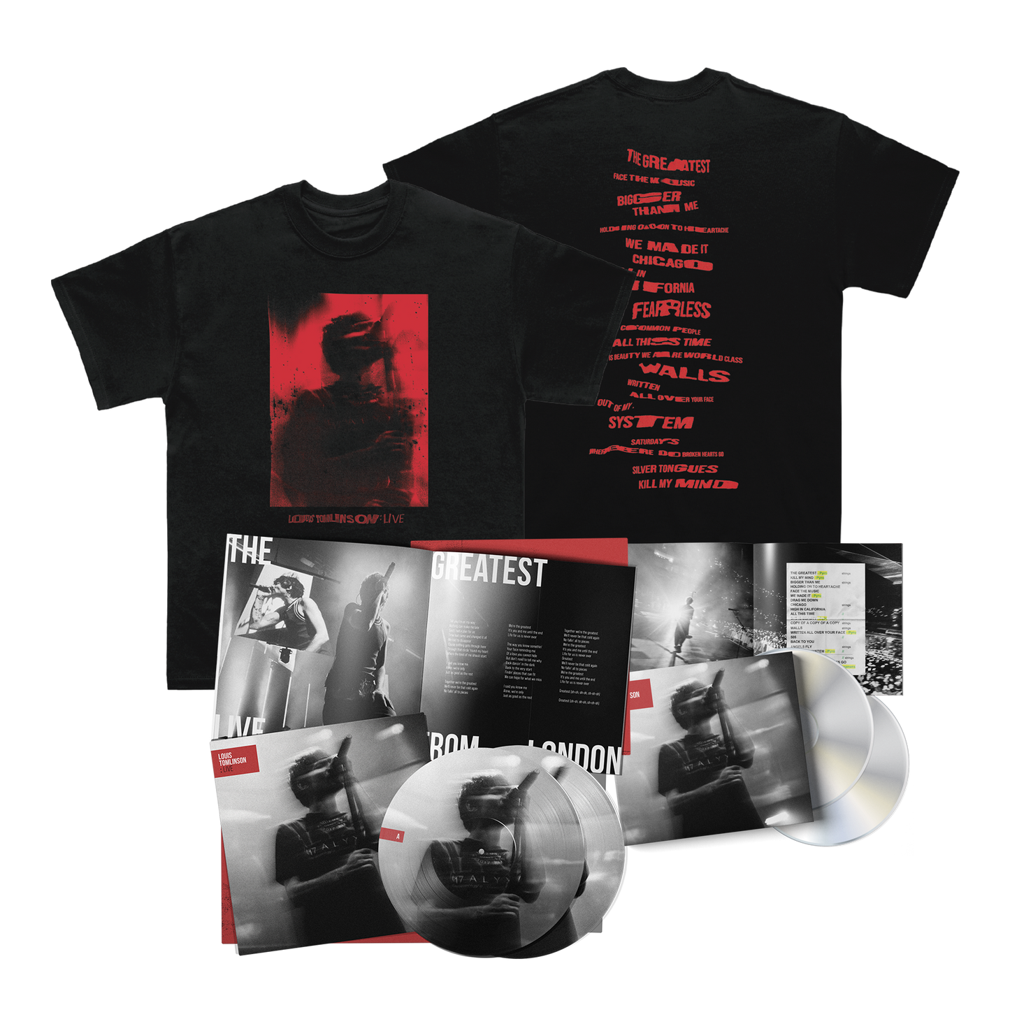 Louis Tomlinson : Live | Double CD + Double Picture Disc LP + T-Shirt